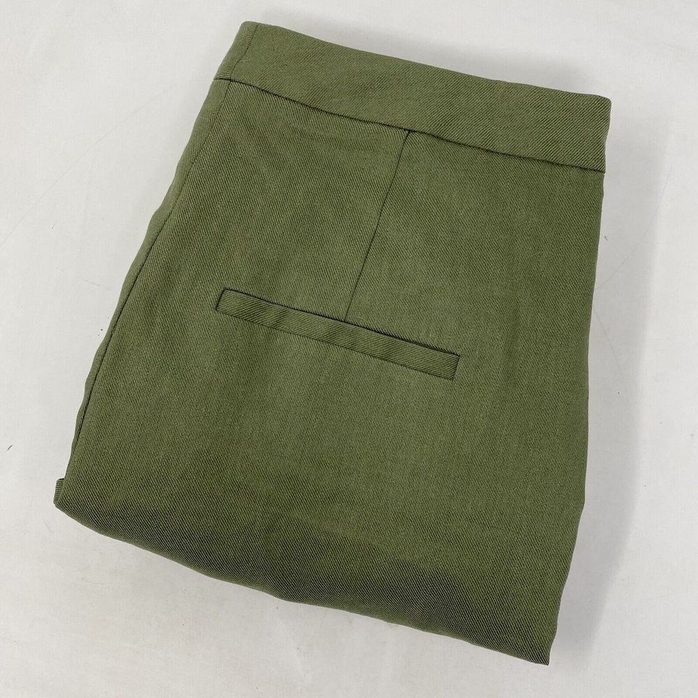 Veronica Beard Olive Wide Leg Pants